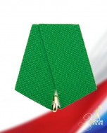 Колодка для медали пятиугольная зеленая